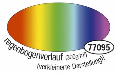 Produktbild von Folia 77095 Fotokarton - 49 x 68 cm, Regenbogen