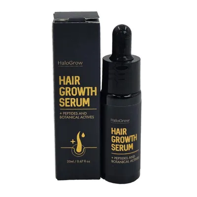 Produktbild von HaloGrow Hair Growth Serum 20ml – Biotin & Koffein & Peptide Haarpflege Serum