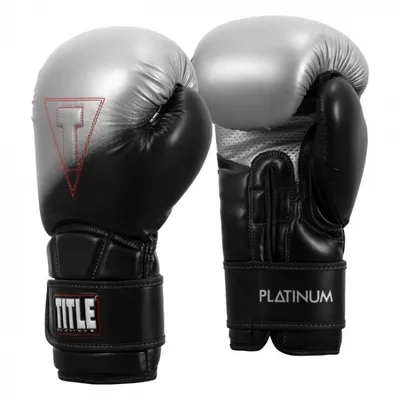 Immagine prodotto di Titolo Platinum Proclaim Guantoni da boxe da allenamento Nero/Argento - 18 oz