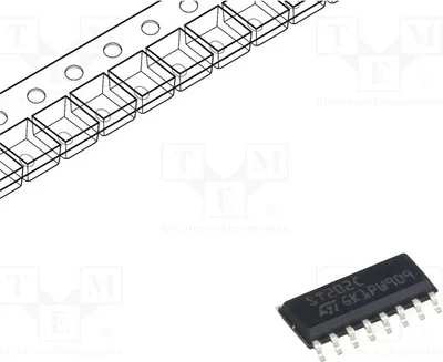 Obrázok produktu pre 1x 5V DC, ST202CDR, integrovaný spínací/rozhranie 422/485, 400 kbps