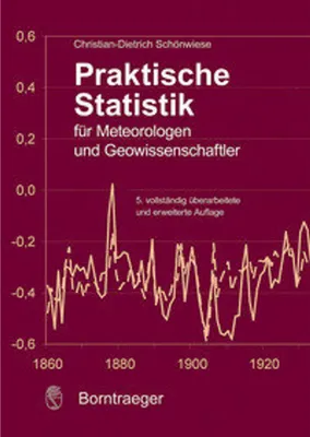 Immagine prodotto di Praktische Statistik für Meteorologen und Geowissenschaftler