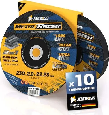 Produktbild von 10x Amboss Metal Racer Trennscheibe | Ø230 mm - 2 mm -  22.23 mm |