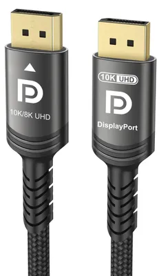 Obrázek produktu pro Kabel DisplayPort 2.1 15m 10K 8K 4K 240Hz 165Hz 144Hz 120Hz Nylon DP-DP