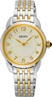 Image de Seiko SUR562P1 Montre femme à quartz bicolore