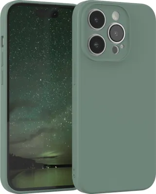 Produktbild von EAZY CASE - TPU Hülle für Apple iPhone 14 Pro, TPU Case stoßfeste Handyhülle, weiches Cover mit Kameraschutz, Silikonhülle in Grün