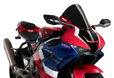 Produktbild von Windschild Puig R-Racer-Scheibe 335 x 270 mm mit ABE für Honda CBR1000RR-R Fireblade SP, CBR1000RR-R Fireblade Bj. 2020 - 2025