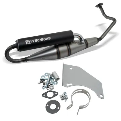 Produktbild von Tecnigas Auspuff Next-R mit Zulassung kompatibel mit REX RS 4 460, Kymco Agility DJ S Yager GT Nova Motors City Star Generic Cracker Union Strada Benzhou 139QMB/QMA 50ccm 4T