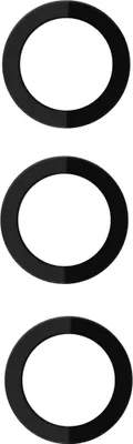 Immagine prodotto di Clappio, obiettivo della fotocamera posteriore per Samsung Galaxy S23 FE, compatibile al 100%, nero