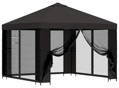Image de Abri de jardin avec parois 3 x 3 m Anthracite