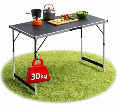 Obrázok produktu pre Sklopný a nastaviteľný stôl, rozmer 100 x 60 cm