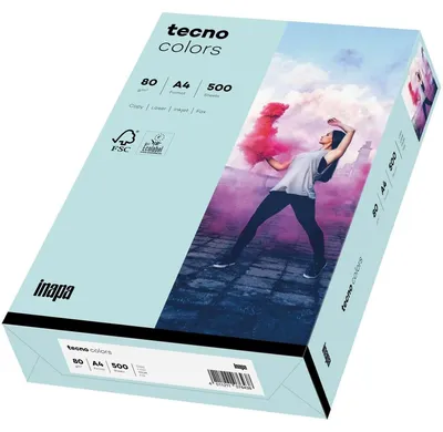 Produktbild von Tecno Colors Hellblau Kopierpapier A4