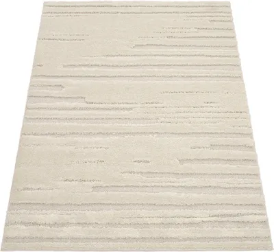 Produktbild von Hochflor Teppich Wohnzimmer Shaggy 3D Optik Ethno Boho Vintage Look Weich Grösse 120x160 cm