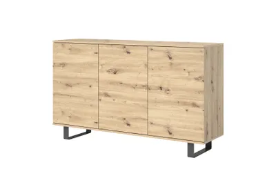Produktbild von Kommode 3-Türig, Aufbewahrungsschrank, Sideboard, 150 cm, Artisan, Loft-Design, "Masimo"