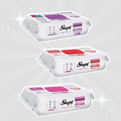 Produktbild von 300x Sleepy Reinigungstücher - Extra Stark gegen Flecken - Kirschblüte, Lilienbouquet und Orchideengarten Oberflächenreinigungs-Set - perfekt für Boden, Küche, Badezimmer