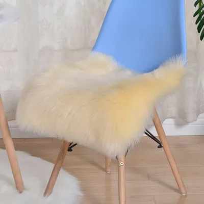 Zdjęcie produktu dla Poduszka na krzesło z imitacji wełny 45 x 45 cm