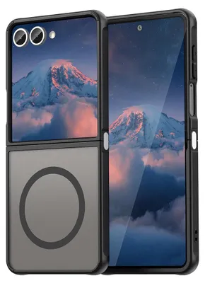 Produktbild von Techsuit - HaloFrost II MagSafe-Schutzhülle für Samsung Galaxy Z Flip7 – schwarz