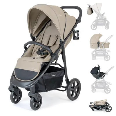 Produktbild von BabyGo Kombikinderwagen Evoultion 3in1, inkl. Babyschale