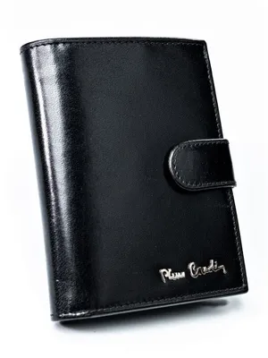 Produktbild von Pierre Cardin Herren Geldbörse Schwarz Echtes Leder Geräumig