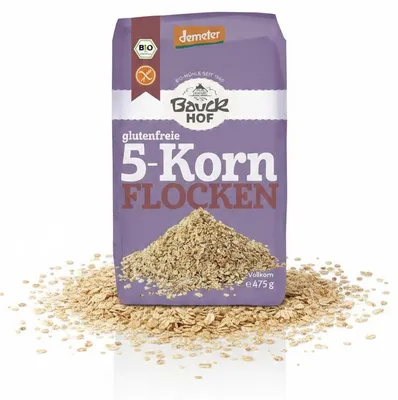 Zdjęcie produktu dla Płatki - 5 zbóż bezglutenowe 475g
