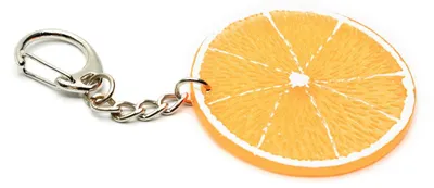 Produktbild von Orangenscheibe Schlüsselanhänger Miniblings Anhänger Orange Frucht Obst Scheibe