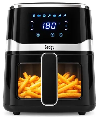 Obrázek produktu pro Horkovzdušná fritéza - 5 l - 1400 W - Okénko - Dotykový displej