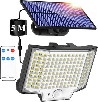 Produktbild von Solar Bogenlampe 1 Stück 2000lm IP65 270° 3 Modi Solar Bogenleuchte Bogenlampe Bogenleuchte Spot []