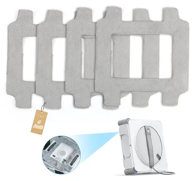 4 Reinigungspads für Ecovacs Winbot W2S Omni