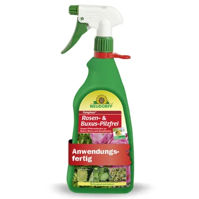 Produktbild von Neudorff Fungisan Rosen- und Buxus-Pilzfrei 1 Liter zur Bekämpfung von Pilzkrankheiten an Rosen, Buxus und Zierpflanzen