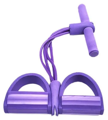 Obrázek produktu pro Fitnessový expander s 4 gumami pro domácí cvičení