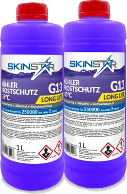 Immagine prodotto di SkinStar G13 antigelo per radiatori -35°C refrigerante per auto 2l