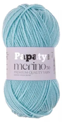 Produktbild von Papatya Merino50 Winterwolle 100g Strickgarn 50% Wolle  Häkelgarn
