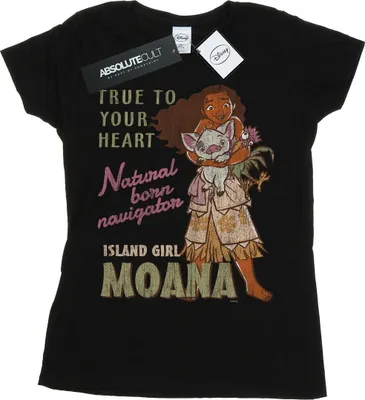 Produktbild von Disney - "Natural Born Navigator" T-Shirt für Damen BI33977 (L) (Schwarz)