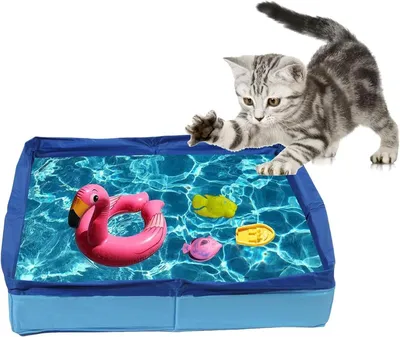 Produktbild von Tragbares Hundeplanschbecken aus PVC, rutschfeste Hundebadewanne zum Falten, aufblasfreies Planschbecken für Haustiere und Hunde