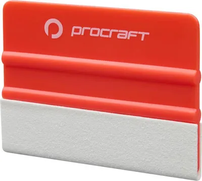 Produktbild von Procraft Kleine Rakel mit Alcantara-Kante Procraft Universal Rot - präzises F...