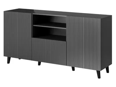 Obrázek produktu pro Designová kombinovaná komoda HAER 1 - antracitová