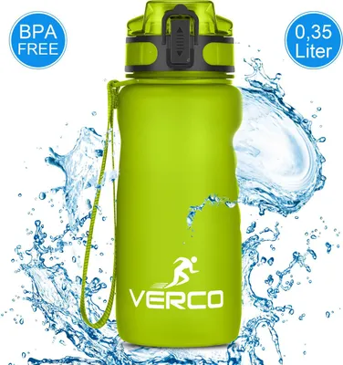 Produktbild von 350 ml Premium Trinkflasche Sport Flasche Wasserflasche Sieb BPA Frei Wasser, Grün