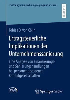Obrázok produktu pre Ertragsteuerliche Implikationen der Unternehmenssanierung