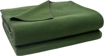 Produktbild von Zoeppritz Plaid Soft-Fleece Farbe dark jade Größe 110x160