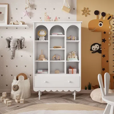 Produktbild von BABUSHKA Kinderregal weiß