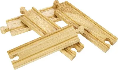 Immagine prodotto di Bigjigs Rail Medium binari dritti 16 cm 4 pz