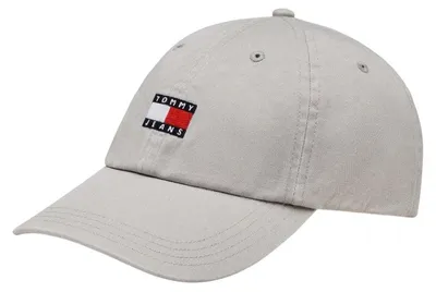 Obrázek produktu pro Tommy Jeans – Baseballová čepice pro muže, bavlna, model NA1681 (univerzální velikost), světle šedá