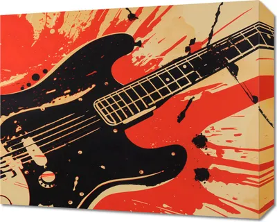 Produktbild von Bild 50x40cm E-Gitarre