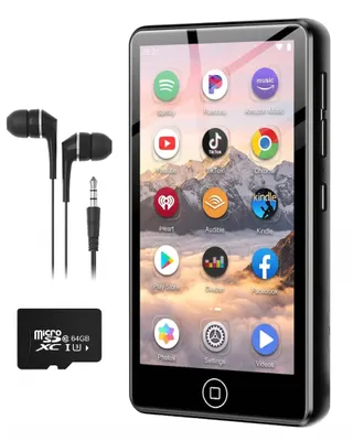 Image de Lecteur MP3 Spotify avec Android, écran tactile de 4 pouces, vidéo 1080P, qualité audio Hi-Fi