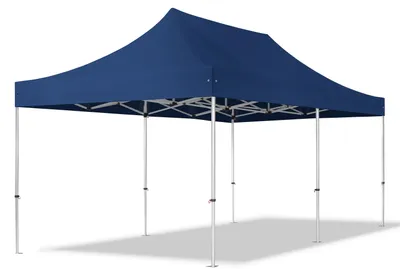 Produktbild von TOOLPORT 3x6m Aluminium Faltpavillon, ohne Seitenteile, dunkelblau