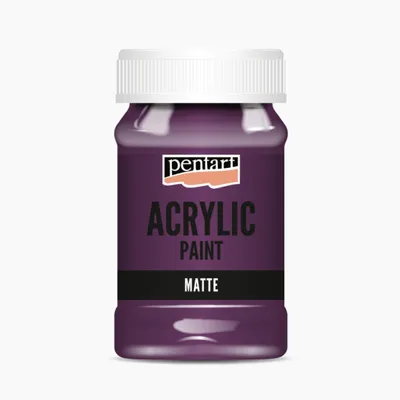 Obrázek produktu pro PENTART Akrylová barva matná, 100 ml, fialová