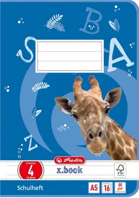Produktbild von 10 Herlitz Schulhefte / DIN A5 / 16 Blatt / Lineatur 04