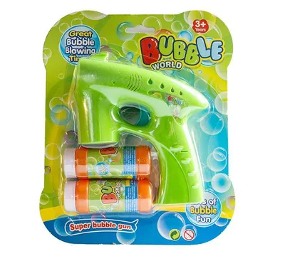 Zdjęcie produktu dla Pistolet do puszczania baniek na baterie (zabawki, sport i rekreacja)