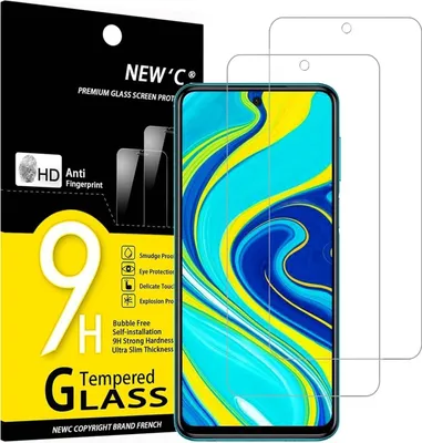 Obrázek produktu pro Ochranné sklo Xiaomi Redmi Note 9S 9 Pro Max 2 kusy 9H ultra čiré