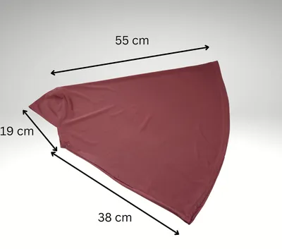 Imagen del producto de Pañuelo hijab "Al Amira", de un solo color, talla única, ideal para la escuela