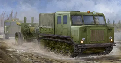 Obrázok produktu pre Trumpeter 1:35 9514 Ruský traktor AT-S